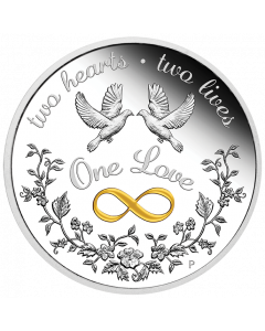 2021 1 oz Australia One Love .9999 Silver Proof Coin