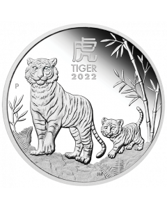 2022 澳洲农历生肖系列 III - 虎年.9999精铸银币 1盎司