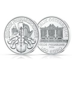 2024 1 oz Austria Philharmonic .999 Silver BU Coin