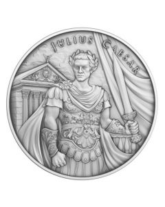 1 oz Legendary Warriors: Julius Caesar .999 Silver BU Round