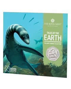 2021 8g Great Britain The Mary Anning Collection- Plesiosaurus Cupro-Nickel Coin