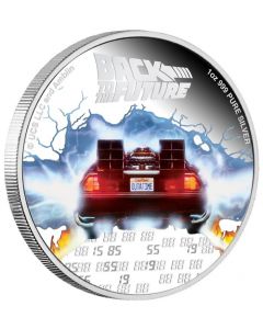2020 1 oz Niue Back To The Future 35th Anniversary .999 Silver Proof Coin