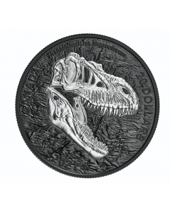 2021 加拿大 发现恐龙:死神.9999银币 1盎司  