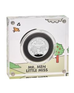 2021 1/2 oz Great Britain The 50th Anniversary of  Mr Men Little Miss - Mr Strong and Little Miss Giggles .999 Silver Proof Coin  ( Coin 2)