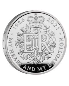 2021 28.28g Great Britain The 95th Birthday of Her Majesty The Queen .925 Silver Proof Coin