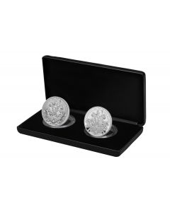 2023 1 oz Great Britain Britannia .999 Silver Proof & Reverse Proof Two Coin Set (LPM Exclusive)