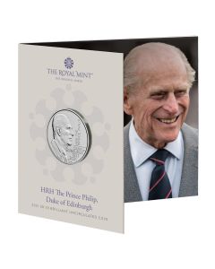  2021 英国纪念菲腊亲王爱丁堡公爵铜镍币 28.28克