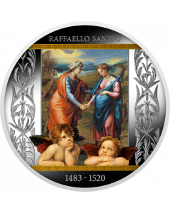 2020 17.5 gram Cameroon Masterpiece of the Renaissance eternalized -Visitation .999 Silver Proof Coin