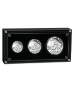 2021 Australian Lunar Series III - Year of Ox .9999 Silver Proof Three-Coin Set