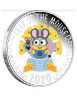 2020 1 oz Niue Despicable Me Minion Made Lunar Year of The Mouse .999 Silver Proof Coin