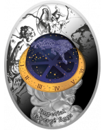 2020 16.81g Niue Blue Tsarevich Constellation Egg .999 Silver Proof Coin