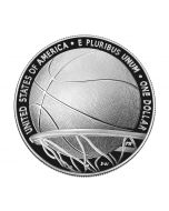 2020 26.73 gram United States Basketball Hall of Fame .999 Silver Proof Coin